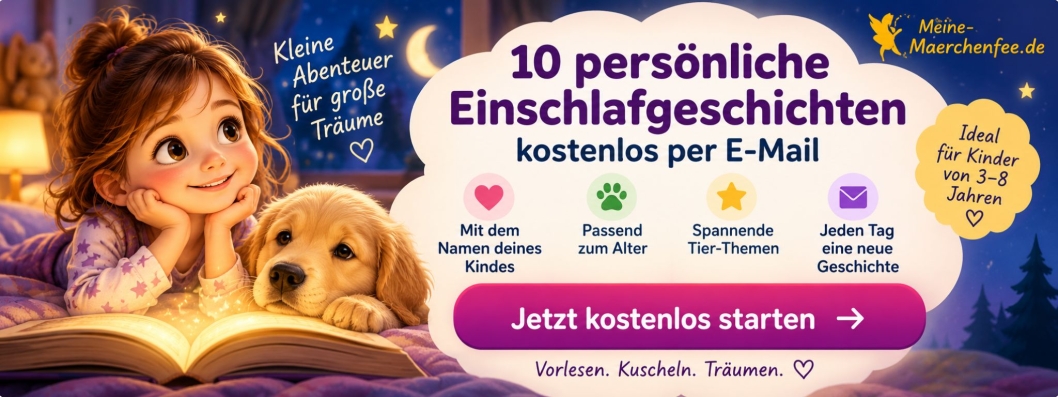 10 persönnliche Einschlaf-Geschichten kostenlos per E-Mails